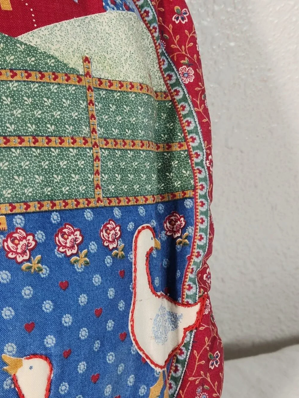 Good condition with normal wear.  No rips, stains or strong odors.  Note right s